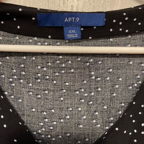 Apt.9 Faux Wrap Ruffle Dress, size XXL, NWT - Picture 4 of 8